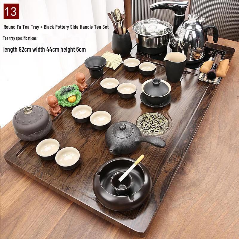 Automatic Ceramic Tea Set with Integrated Kettle
