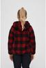 Куртка Brandit Teddyfleecejacket Капюшон 1-St красный schwarz