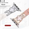 Vierblättriges Kleeblatt Lederarmband für Apple Watch (Kompatibel mit iWatch Serie 5-10) - Damenmode Uhrenarmband