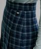 Riorg Eot Checkered Pleats Mini Skirt Indigo