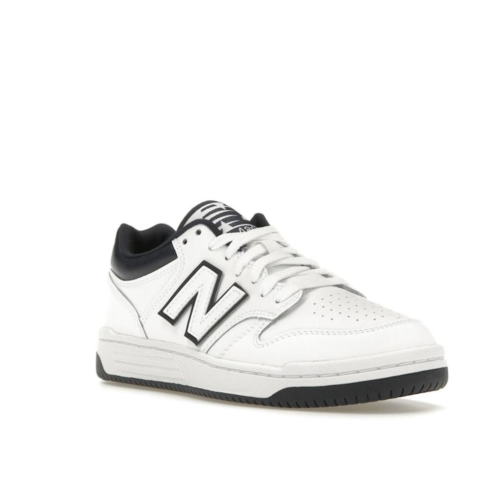 New Balance BB480 White Navy Unisex BB480LWN