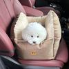 Dog Car Seat with Safety Belt Four Season Universal Pet Ooster Nest Cushion Washable Dogs Cats Sofa Bedding Travel Mattress