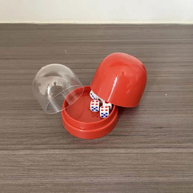 Sieve with Transparent Cover: Bar KTV Color Dice Shaker Set