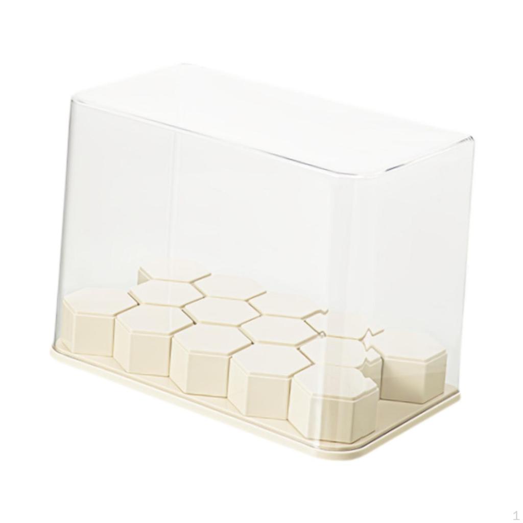 Actionfiguren Vitrine Schaukasten Organizer Spielzeug Figuren mit Bausteinen Puppenaufbewahrung