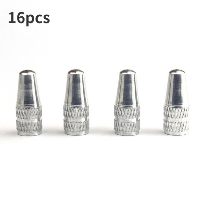 16pcs Aluminum Alloy Bicycle Tire Valve Cap Road Bike Covered Protector Road MTB Tyre Dustproof Valve