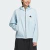 Adidas Casual SOFTSHELL HOODED Jackets & Coats Women's Snow Crystal Blue JX6832