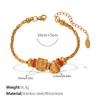 Premium Texture Beaded Bracelet Multi-Element Niche Design Snowflake Octagram Diamond Jewelry