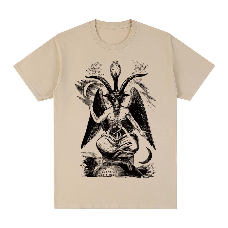 baphomet behemoth Vintage tshirt Satanic Devil Cool Breathable Graphic Cotton Unisex T shirt New TEE TSHIRT Womens tops