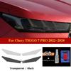 2Pcs Pre-Cut For Chery TIGGO 7 PRO -2024 Car Clear PPF TPU Sticker Transparent Black Headlight Protective Film Accessories