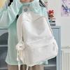 New simple middle school student schoolbag female trendy cool fresh sweet student casual backpack Korean version Japanese backpack