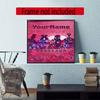 Incredibox Customize Your Name Diamond Painting Round Diamond Diy Frameless Holiday Artwork Suitable For Home Office Wall Decoration