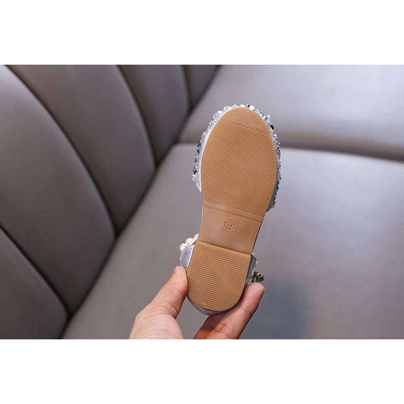 Autumn new style ladylike baby girl girls' princess rhinestone flower flat shoes, leather shoes, dance performance shoes