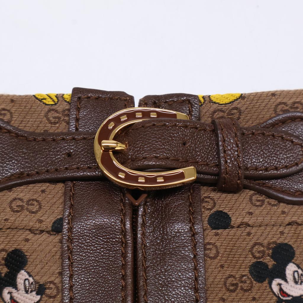 Gucci XDisney Disney [Excellent Condition/Domestic Authentic] 602249 GG Mickey Mouse Skirt 38 BrownUsed