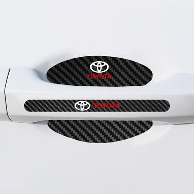 Car Exterior Annual Inspection Stickers For C-hr Rav4 Yaris Hilux Prius Avensis Car Door Handle Bowl Sticker Strip Decals