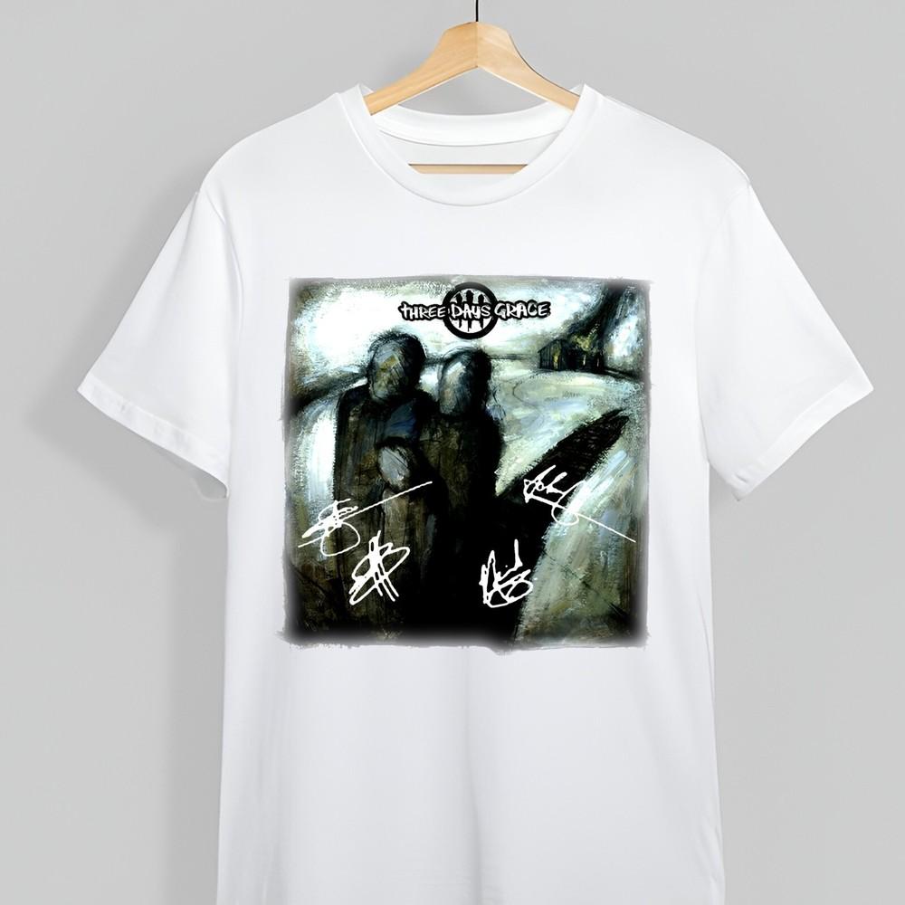 

Hot Three Days Grace Album Shirt Cotton Men S-5XL Teewhite Unisex T-Shirt S
