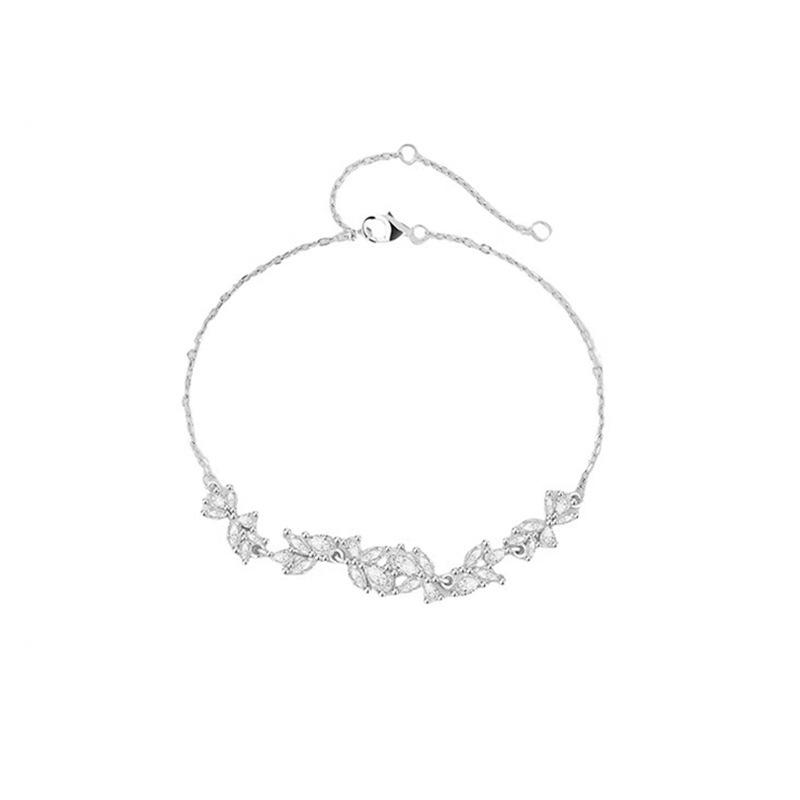 Wisteria Flower Bracelet: 925 Sterling Silver Light Luxury, Perfect for Women s Valentine s Day or Qixi Gifts (2023 Edition) 925 Sterling Silver
