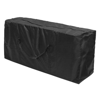 Aufbewahrungstasche für Gartenmöbel, 210D Oxford-Stoff, schwarzer Möbelschutz, Staubschutz