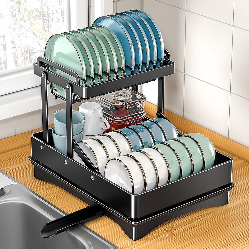 Youshu Foldable Kitchen Dish Drying Rack