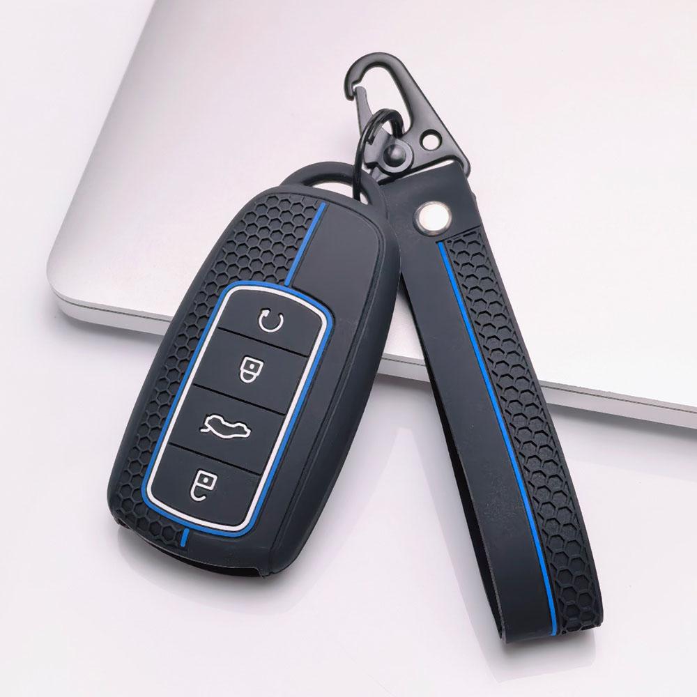 Silikon Schlüsselanhänger Hülle Schlüsselanhänger für Chery Tiggo 8 Pro Tiggo 7 Pro Omoda C5 Arrizo 8 für Exeed TXL TX LX VX Kratzschutz Stoßfest