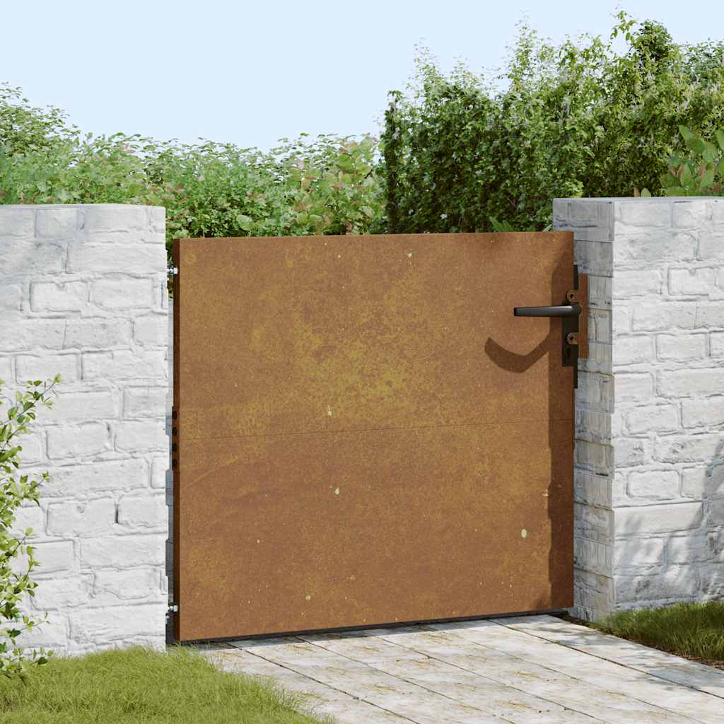 Garden Gate 85 X 125 Cm Corten Steel