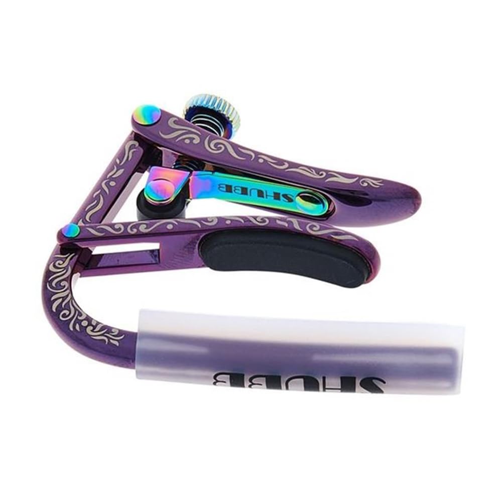 SHUBB Capo for Acoustic and Electric C1 vs Violet 50th Anniversary Limited Edition Collection Guitars, Sky,