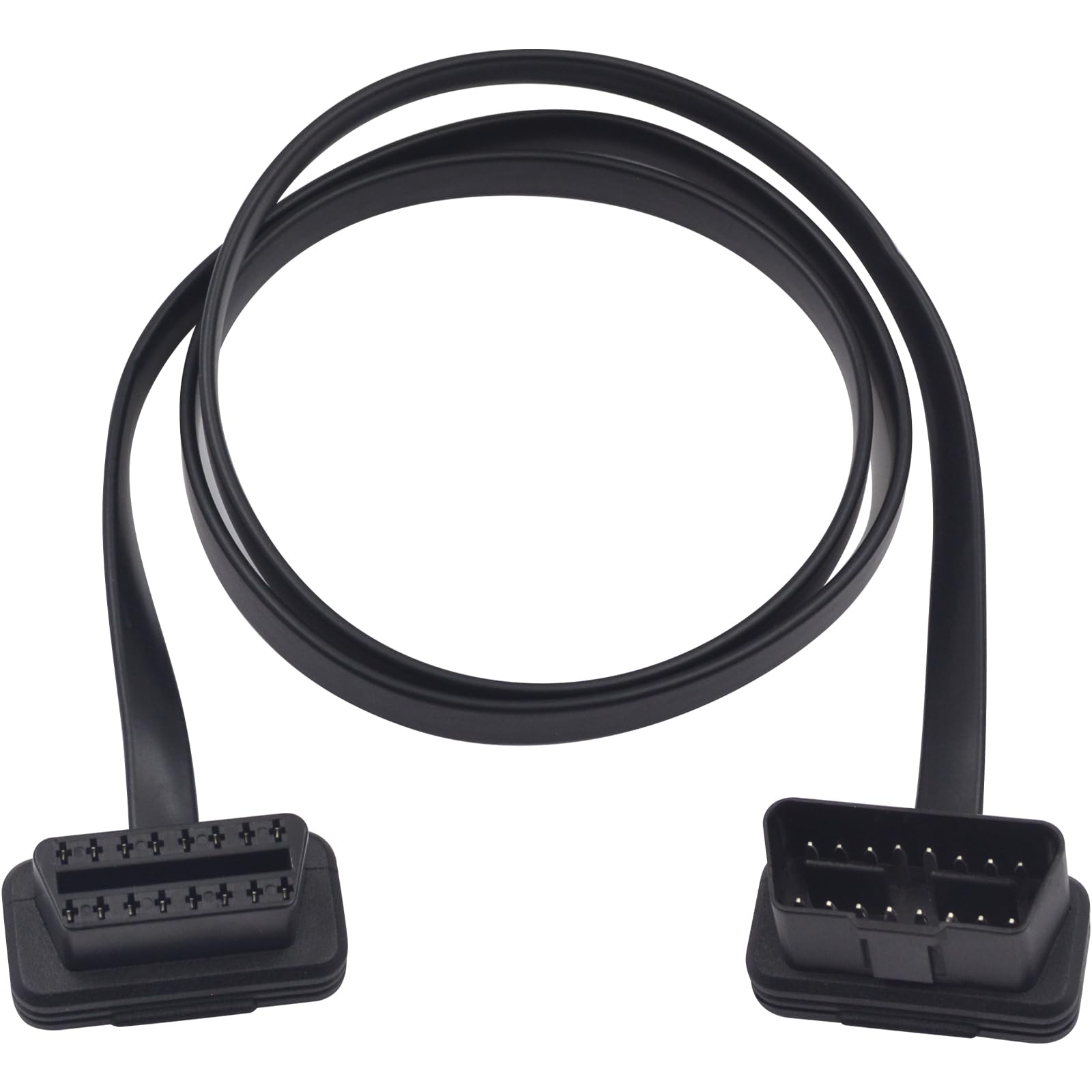 

Duttek Car OBD2 Car Extension Cable OBD2 16 Pin Male Female Extension Cable, 16Pin 100cm