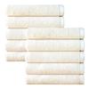 Meridian Hotel Series 130g 30s Cotton Yarn Beige 10-Pack - Premium Soft Absorbent Korean Face Towel Set