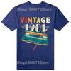 Vintage 1981 Music Cassette Birthday Gifts 45 Years Old Tee Tops Round Neck ShortSleeve Tshirt Clothing Casual Basic Tshirts