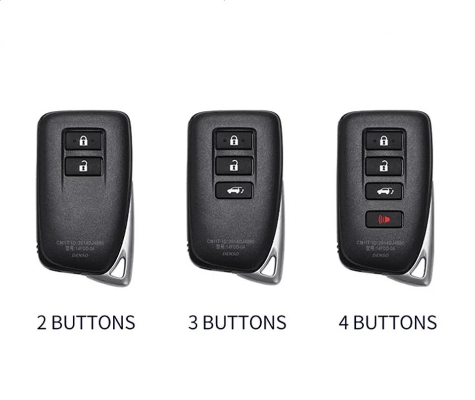 Interior Mouldings Car Key Cover Case for Lexus NX 200 NX300H RX 350 450H ES 350 ES 300h 4 Button Key Auto Accessories Holder