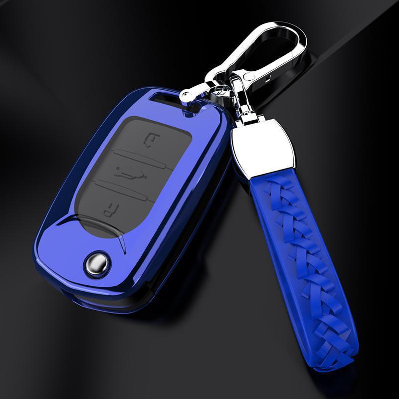 Baojun 560 Key Case 17, Remote Control Protective Shell 1.5 Wuling Folding Keychain.