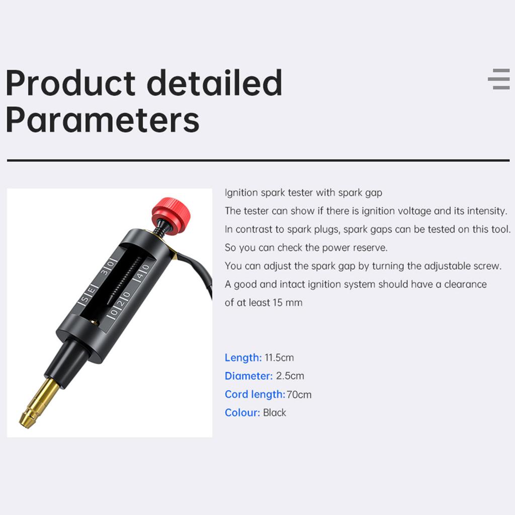 Zkoušečka zapalovacích svíček Klíč Systém zapalování Cívka Zkoušečka motoru Nastavitelná Zkoušečka zapalovací cívky Nástroj na opravu auta Příslušenství do auta