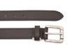 [Marukawa Jeans Power Jeans Value] Stitched Leather Belt for Men, Brown, Free Size