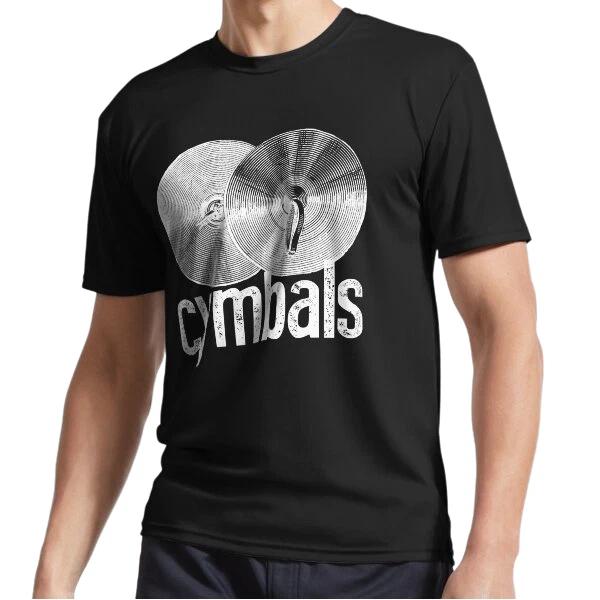 

New I Love Cymbals Instrument Active Logo T-Shirt Funny Size S to 5XL S