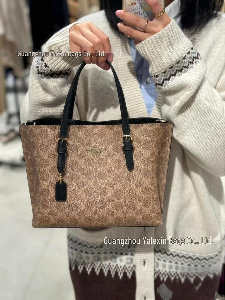 Koujia Mollie25 Chambray Tote: Versatile, Spacious Shoulder & Crossbody Handbag