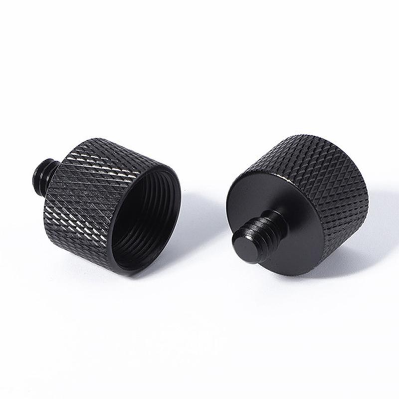 Metall Live-Übertragungsgeräte Mikrofonständer-Adapter 5/8 auf 1/4 Mikrofon-Konvertierungsschrauben-Adapter Aluminiumlegierung Stativhalterungsadapter