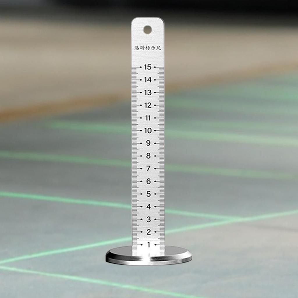 Equal Height Ruler Tile Laying Horizontal Level Gauge Stable Base Gradienter
