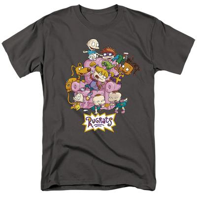 Rugrats Rugrats Kėdė Vyriški marškinėliai Anglies spalvos