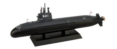 Pit-Road 1/350 Skywave Series Japan Maritime Self-Defense Force Submarine SS-501 Soryu Plastic Model Kit JB34