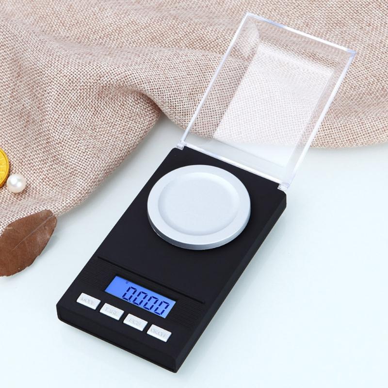 Digital Scale Kitchen Scale with LCD Display Tare Function Stainless Steel Platform Jewelry Scale Precise for Gold Food
