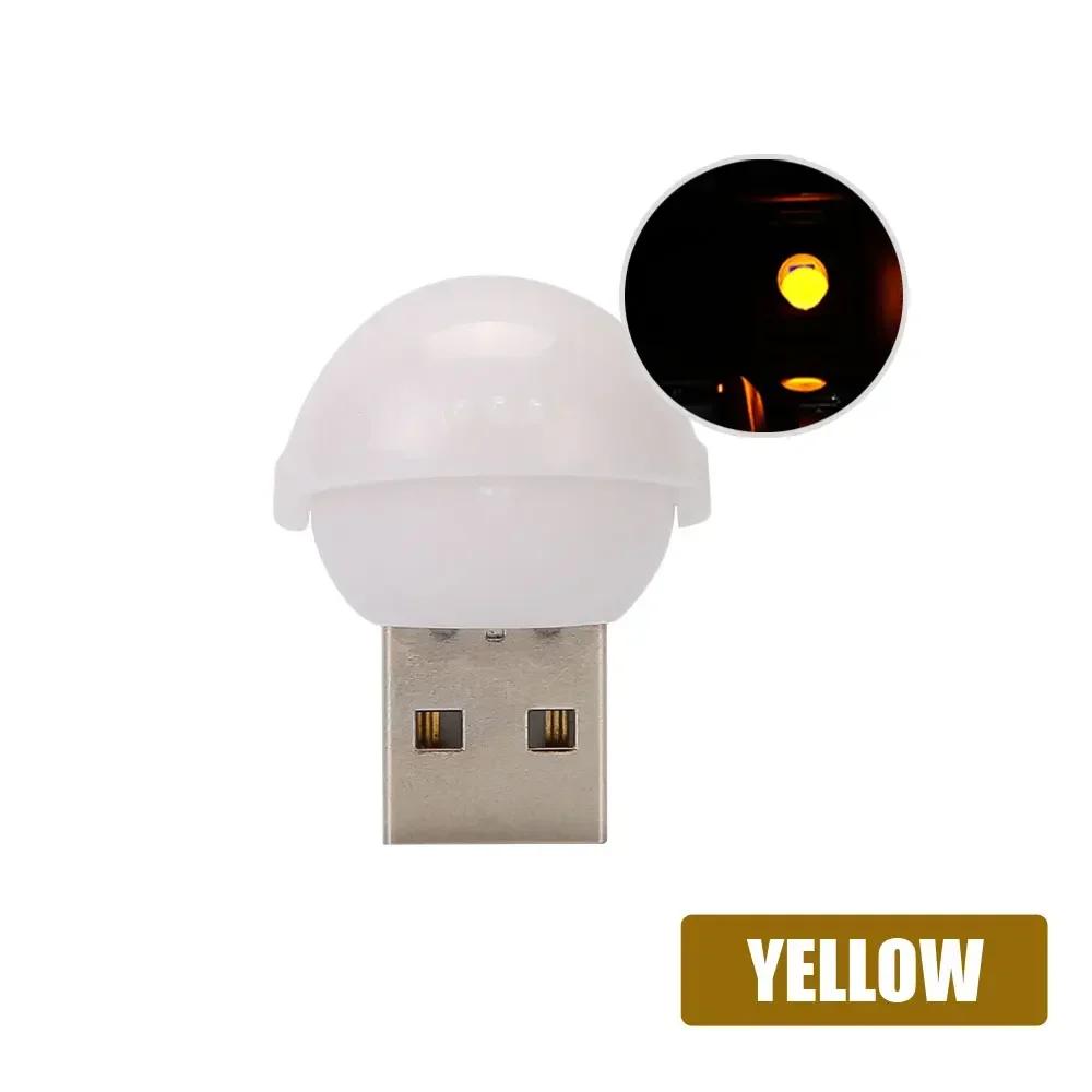 1Pc Car Interior Mini USB LED Atmosphere Lights Decorative Lamp Party Ambient Modeling lamps Universal Car Lights Accessories