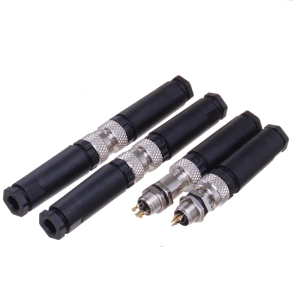 M8 Waterproof 3-Pin/4-Pin Male Female Aviation Sensor Connector