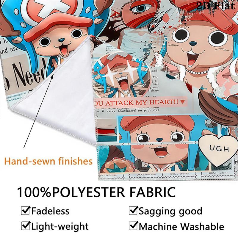 Tony Tony Chopper Nástěnná tapiserie Estetické závěsné dekorace na stěnu Tištěná látková přikrývka Dekorativní tapiserie Pro ložnici Obývací pokoj Domácí dekorace