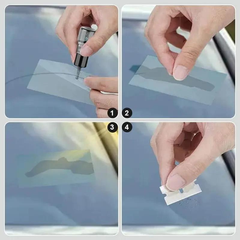 Invisible Windshield Crack Repair Kit - DIY Auto Glass Fix for Chips & Scratches! Save $$$ on Car Window Restore Resin