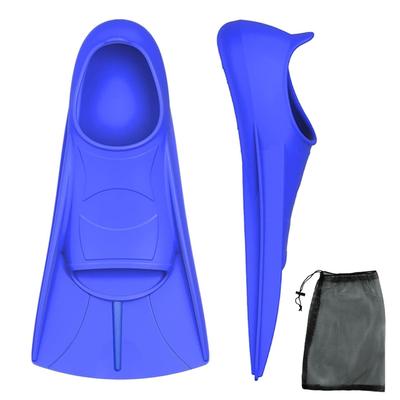 COZENTA Leichte Schwimmflossen für Kinder, für das Üben (XS, Blau)