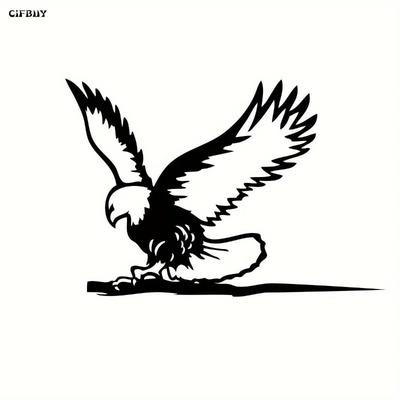 Metal Eagle Decor Rust Resistant Wrought Iron Patio Art