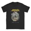 Anthrax Among The Living T Shirt for Men Cotton Awesome TShirt O Neck  Tee Shirt Short Sleeve Tops Plus Size