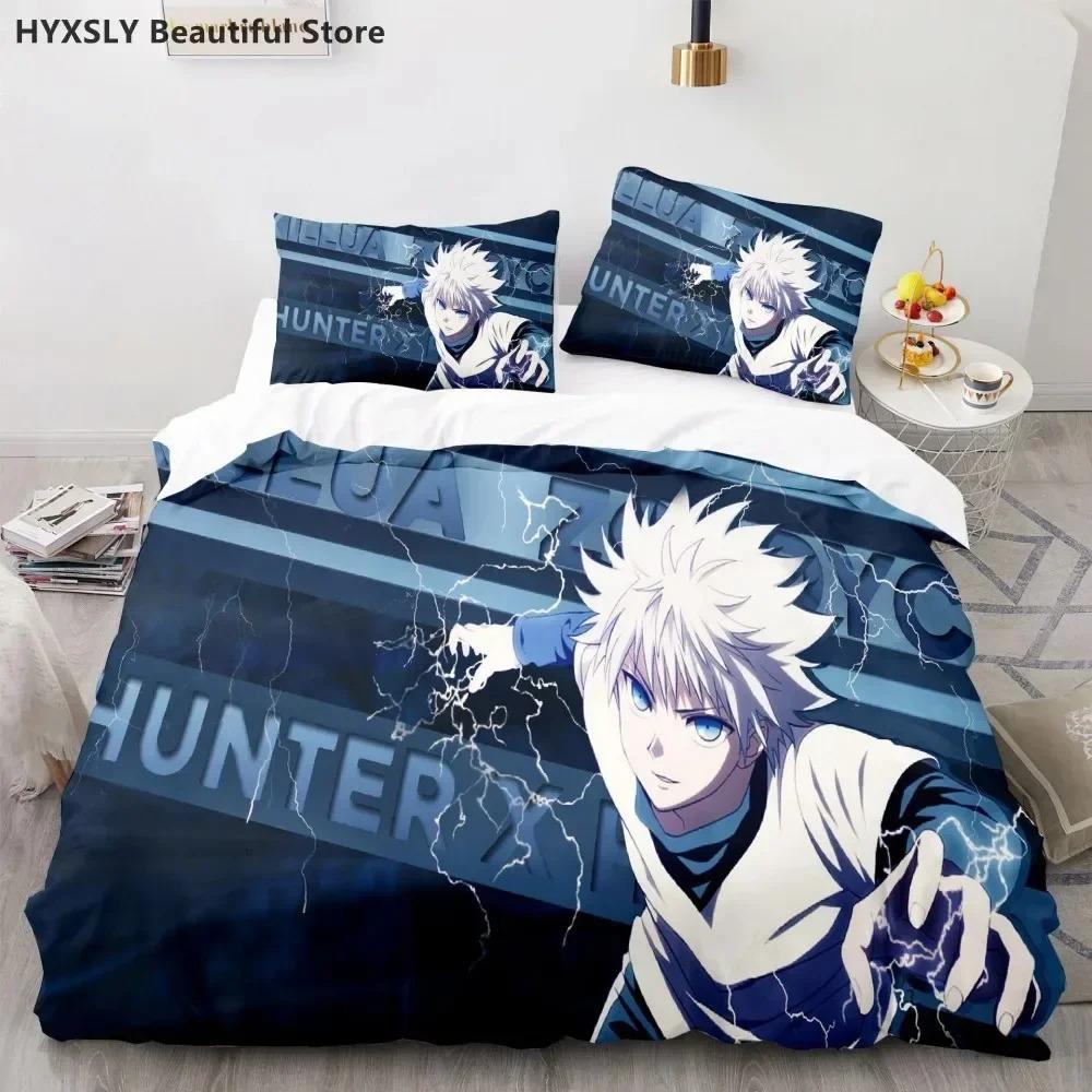 Hunter X Hunter 3D Duvet Cover Set Bedding Set Japanese Anime Twin Queen King Quilt Cover Pillowcases Polyester Home Decor