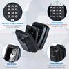 Key Lock Box for Outside, Key Safe Wall Mounted Outdoor Waterproof Extra Large Key Box 12-Digit Combination Key Storage Box with Weatherproof Cover