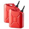 VEVOR Metal Fuel Container, 20 L, Fuel Jerry Can with Spout and Comfort Handle, 6 L/min Max Flow Rate