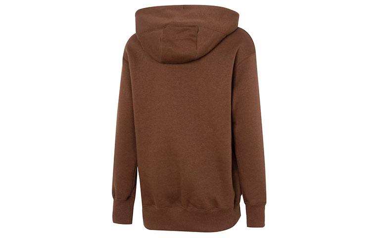 Nike Sweatshirts Women's Brown Hooded Moderate Regular DQ5861-259